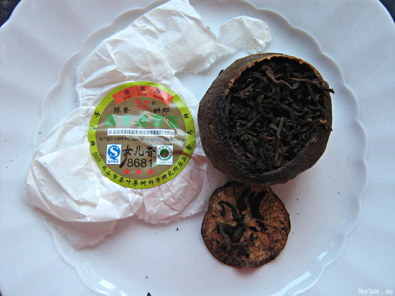 Types Gold Horse Puer Stuffed Tagerine Tea 2009 8681