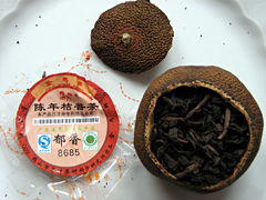 Types Gold Horse Puer Stuffed Tagerine Tea 8685