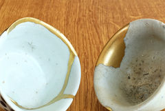 Shoki/Ko-Imari Sake Cups (Imari-Porzellan)