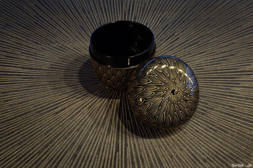 Natsume mit Bambus-Motiv (mittels Chinkin)