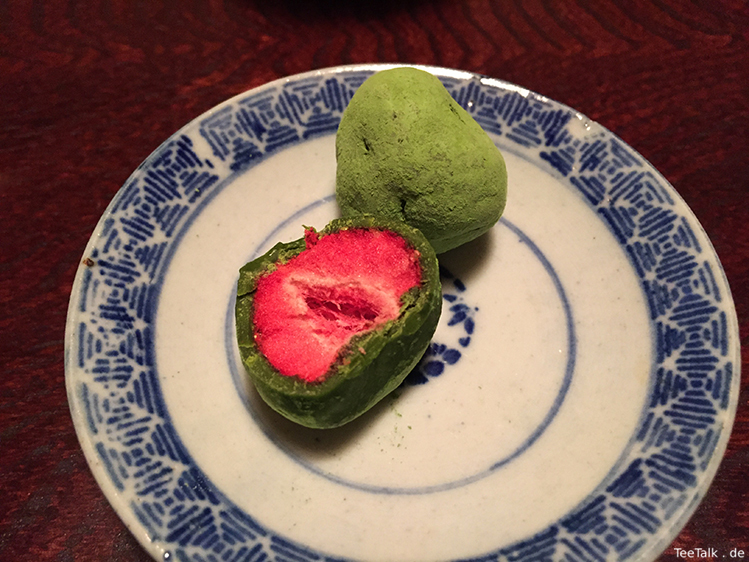 Matcha-Erdbeeren von Itohkyuemon