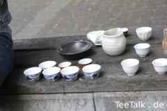 Outdoor-Teesession mit Kohlestövchen und Lukes Tetsubin